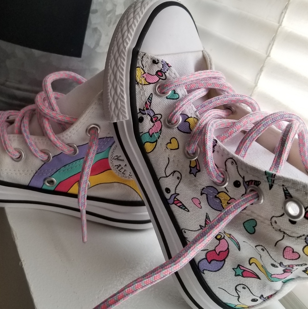 Kids unicorn converse